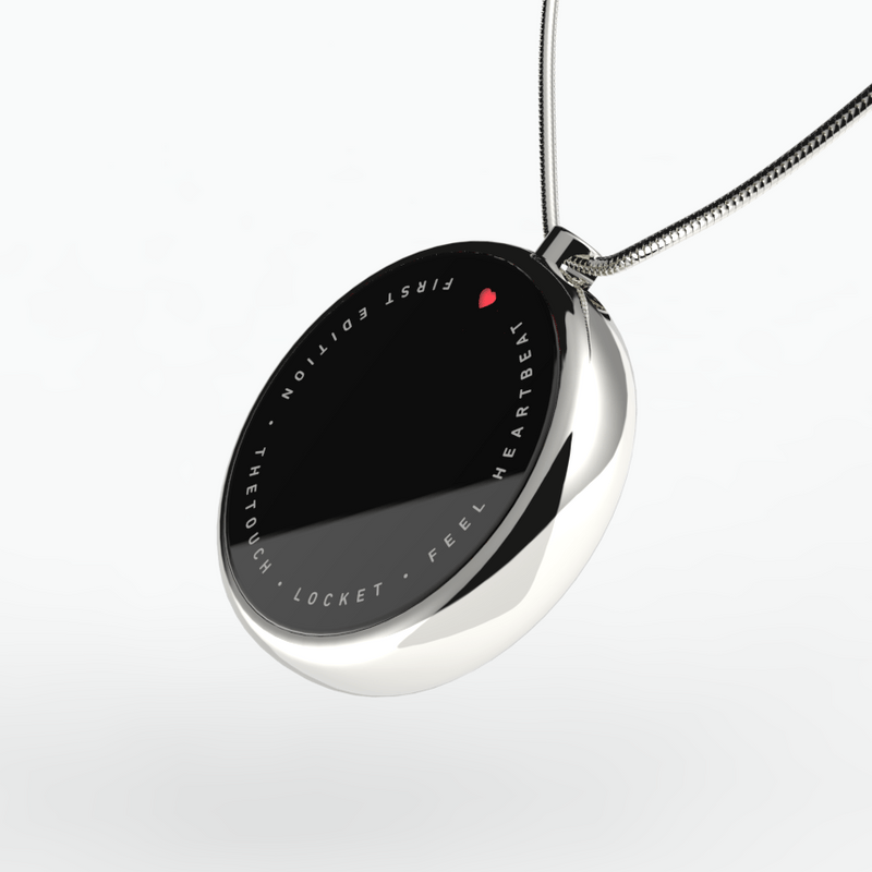TheTouch Locket Smart Necklace With Your Loved Ones Heartbeat